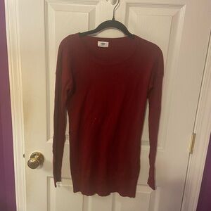 Old Navy Burgundy Knit Top